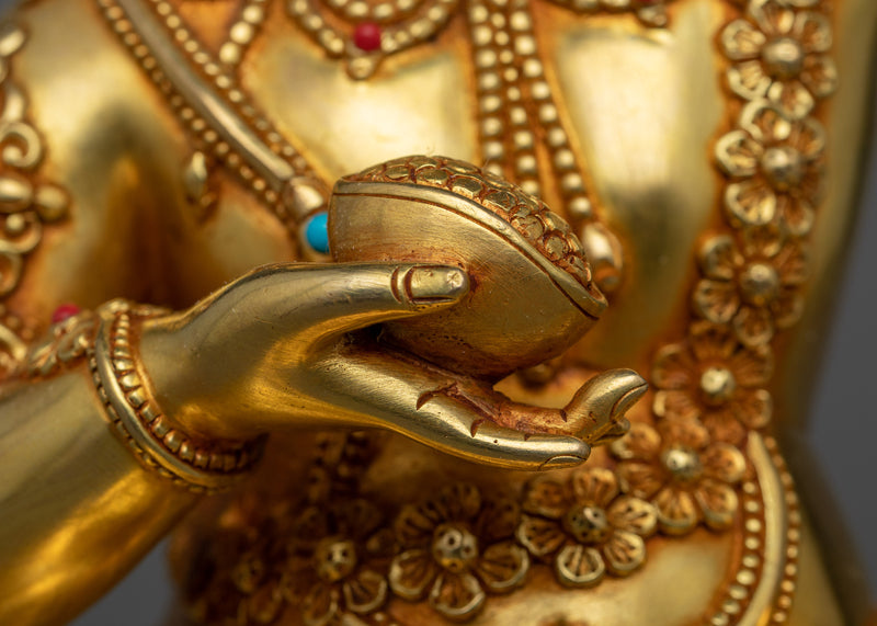 Discover the Enlightened Wisdom of Virupa Mahasiddha with This Exquisite Statue