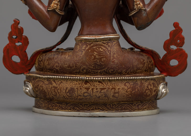 Connect with the Buddha of Compassion Through This Exquisite Chenrezig Statue