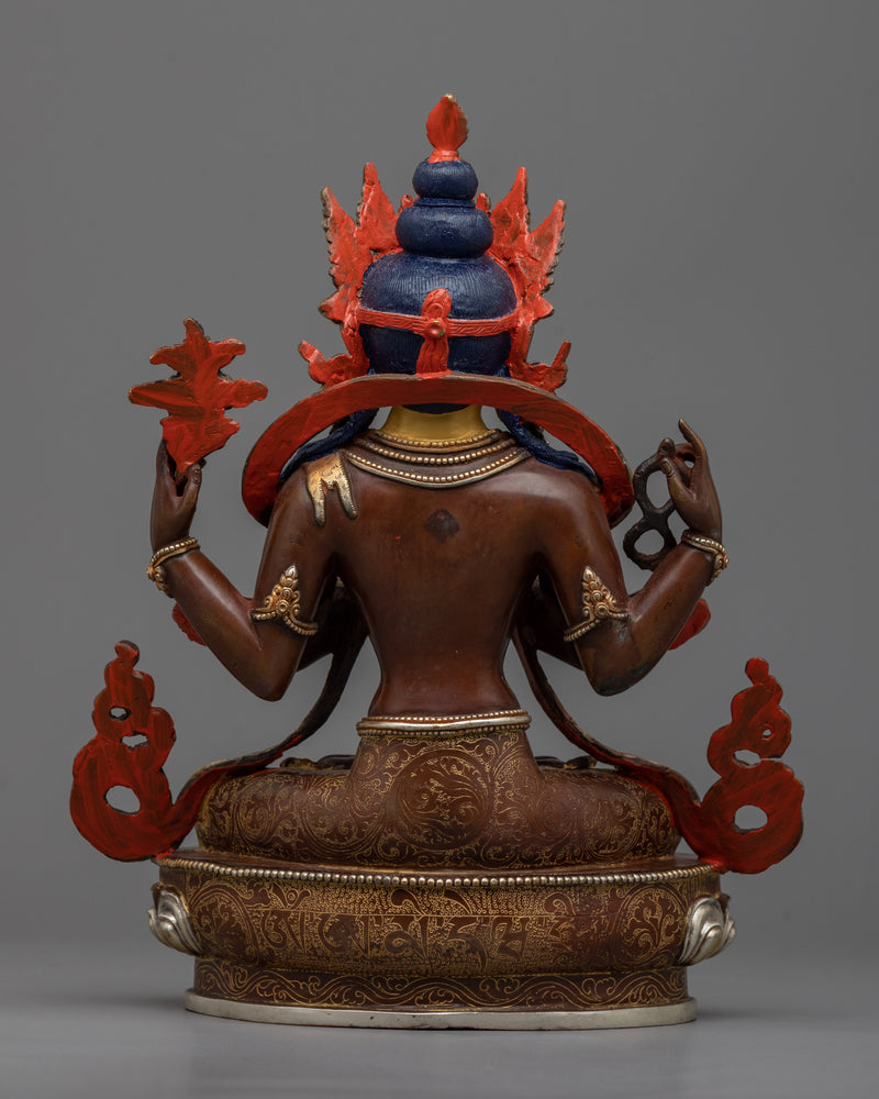 Connect with the Buddha of Compassion Through This Exquisite Chenrezig Statue