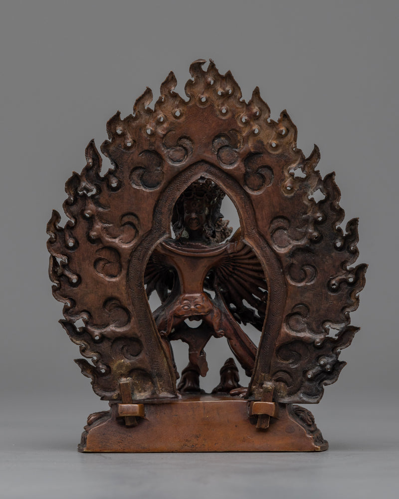 Kalachakra Symbol Sculpture | Yab-Yum Artwork for Rituals