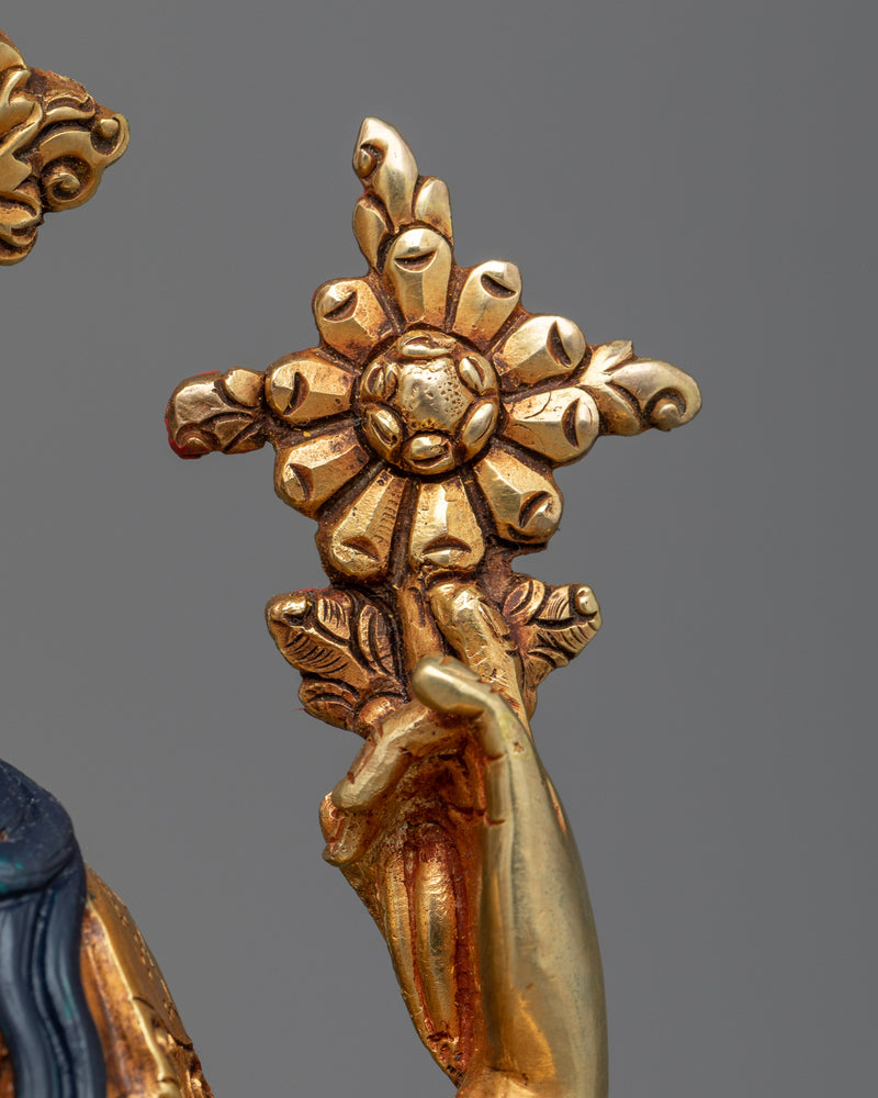 Welcome the Compassionate Presence of Avalokistesvara | 24K Gold-Gilded Copper Statue