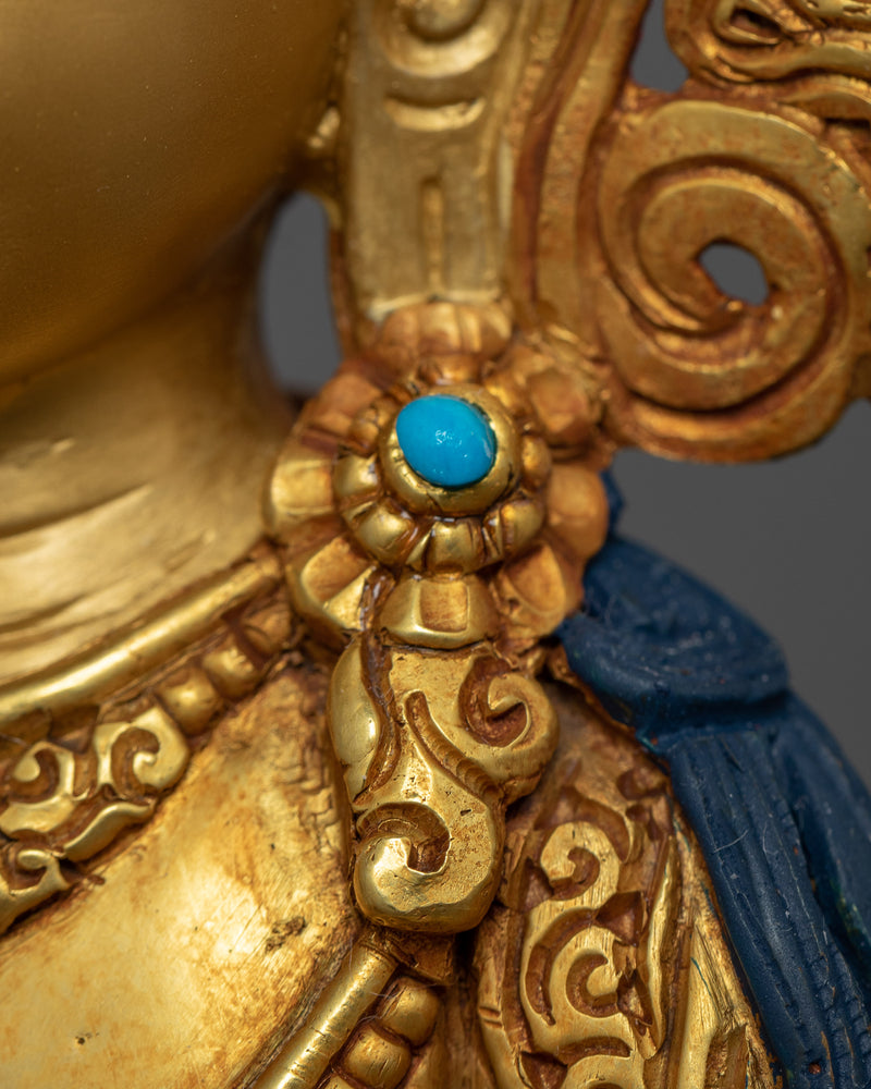 Guru Vajrasattva, the Ideal Guru Sculpture | Traditional Himalayan Buddhist Artwork