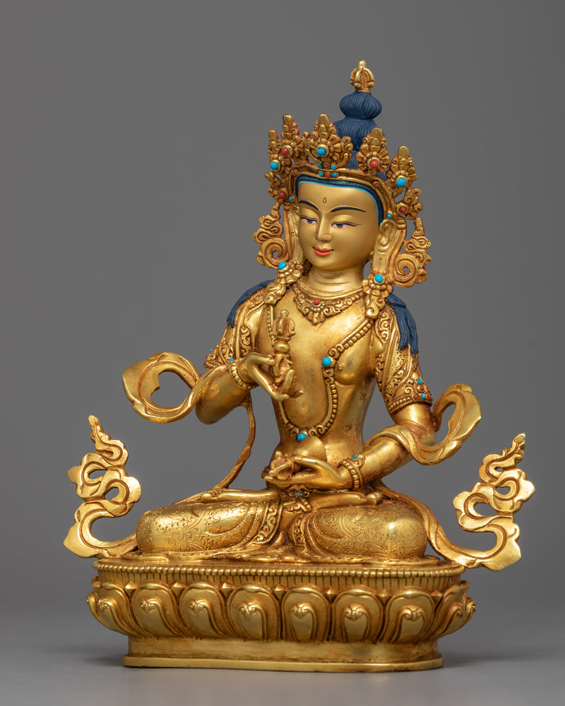 Guru Vajrasattva, the Ideal Guru Sculpture | Traditional Himalayan Buddhist Artwork