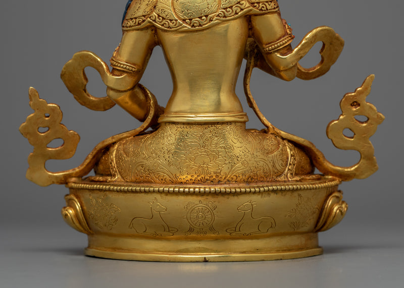 Guru Vajrasattva, the Ideal Guru Sculpture | Traditional Himalayan Buddhist Artwork