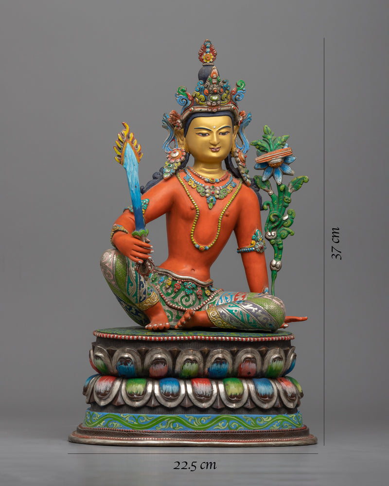 Exquisite Statue for Manjushri Mantra | Wisdom and Clarity