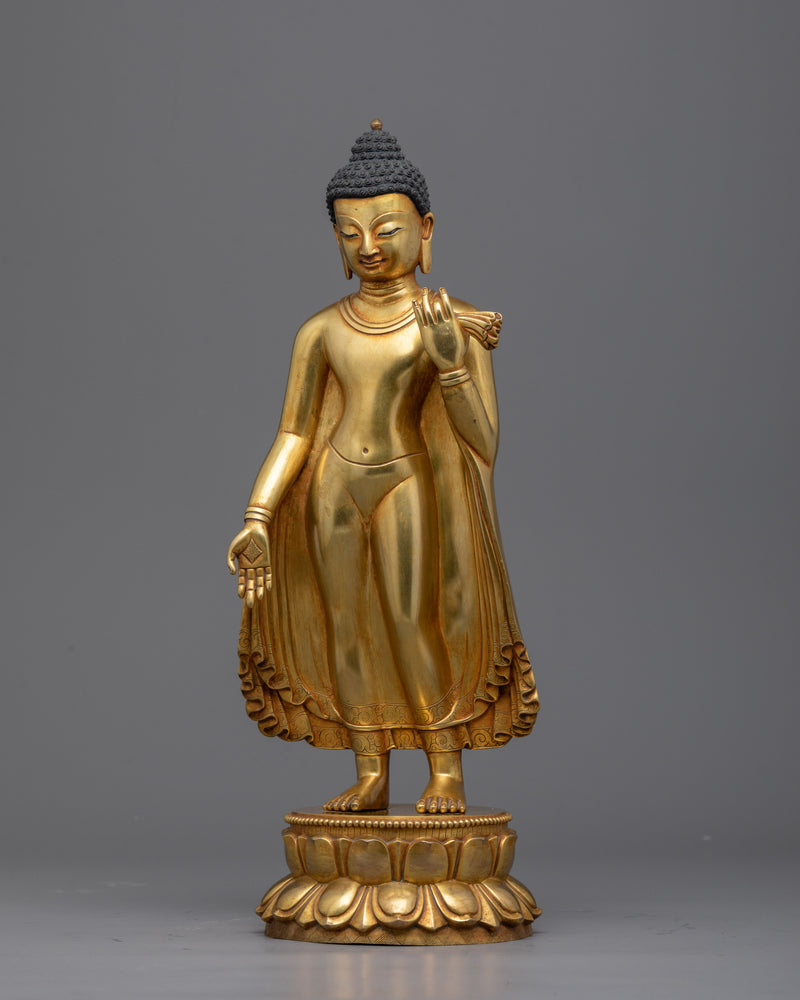 Standing Shakyamuni Buddha Statue | Handcrafted Buddhist Statue