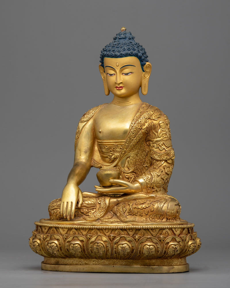 Buddha Shakyamuni Statue | Historical Buddha Seated in Meditation Art