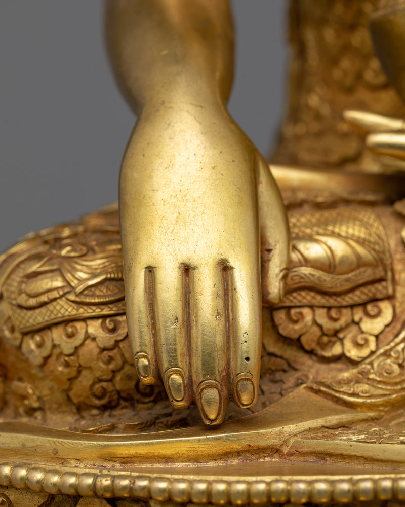 Buddha Shakyamuni Statue | Historical Buddha Seated in Meditation Art