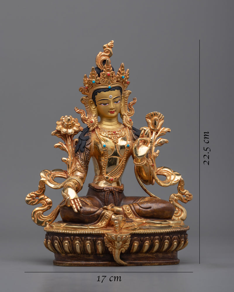 Green Tara the Female buddha | The Swift Savior and Compassionate Protector