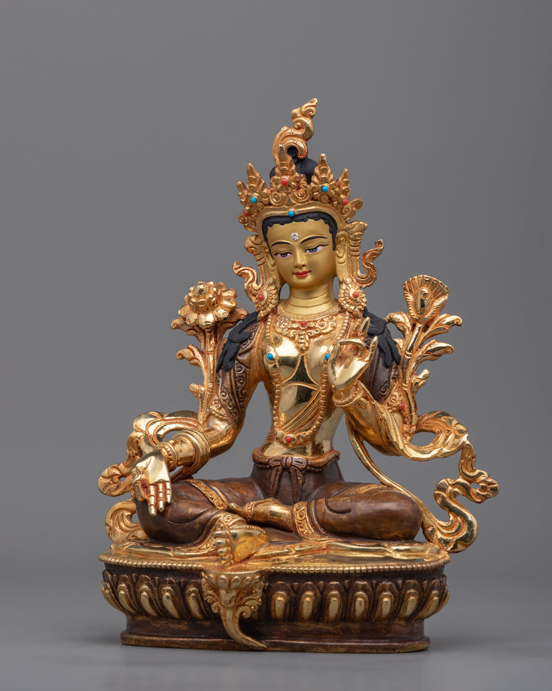 Green Tara the Female buddha | The Swift Savior and Compassionate Protector