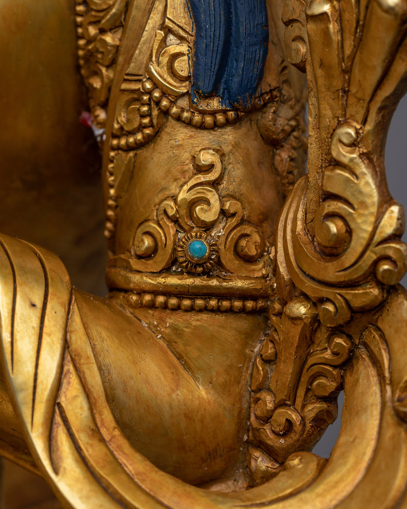 Green Tara Statue | Handmade in Nepal, Himalayan Buddhist Art