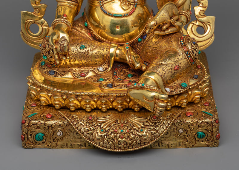 Zhambala - The Tibetan God of Wealth and Prosperity | Himalayan Buddhist Statue