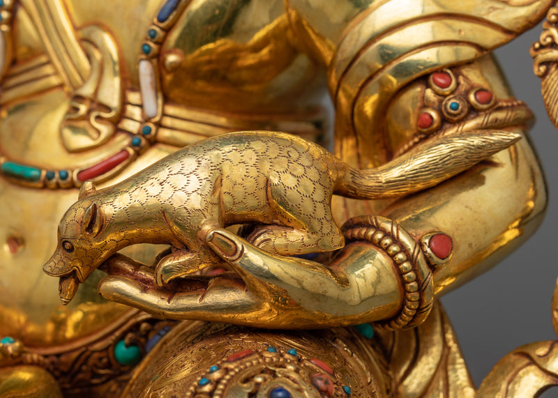 Zhambala - The Tibetan God of Wealth and Prosperity | Himalayan Buddhist Statue