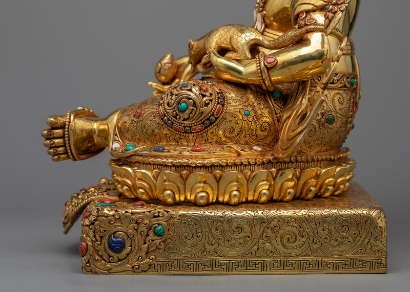 Zhambala - The Tibetan God of Wealth and Prosperity | Himalayan Buddhist Statue