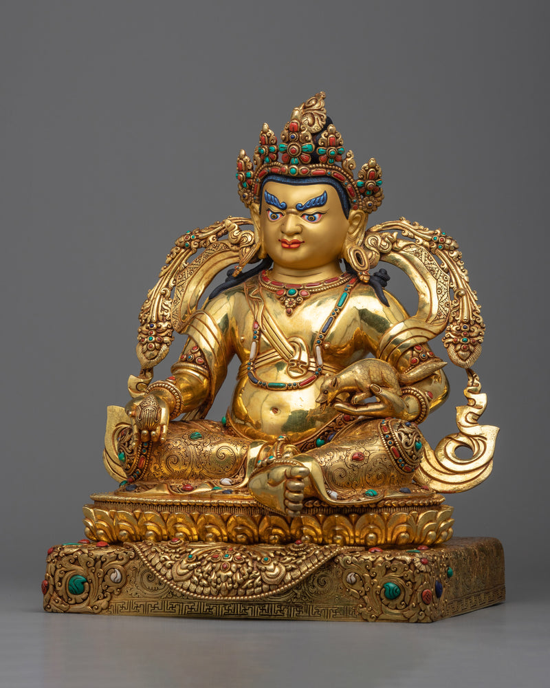 Zhambala - The Tibetan God of Wealth and Prosperity | Himalayan Buddhist Statue