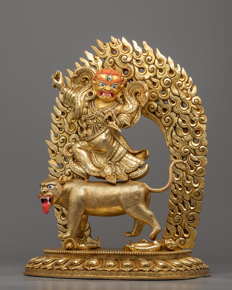 Dorje Drolo: The Powerful Wrathful Deity | Himalayan Buddhist Statue