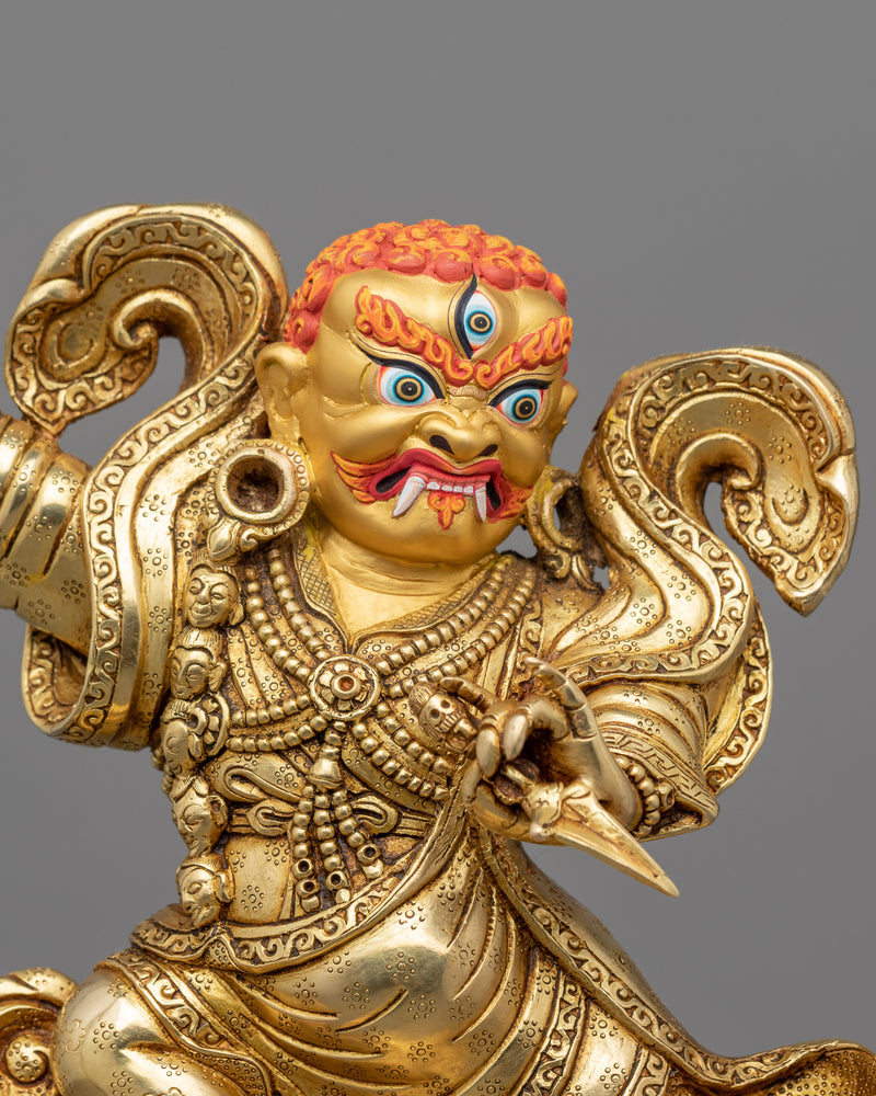 Dorje Drolo: The Powerful Wrathful Deity | Himalayan Buddhist Statue