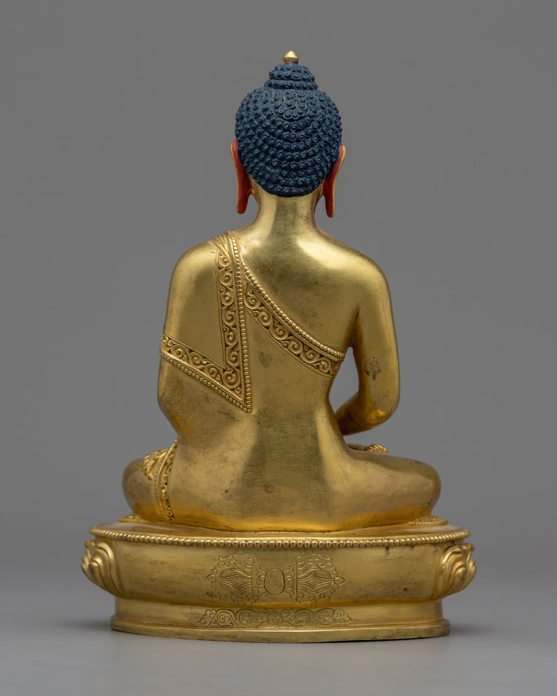 Amitabha Buddha Statue | Gold-Plated Himalayan Art