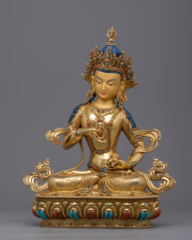 Vajrasatva Himalayan Sculpture | The Purifier of Karmic Obscurations 