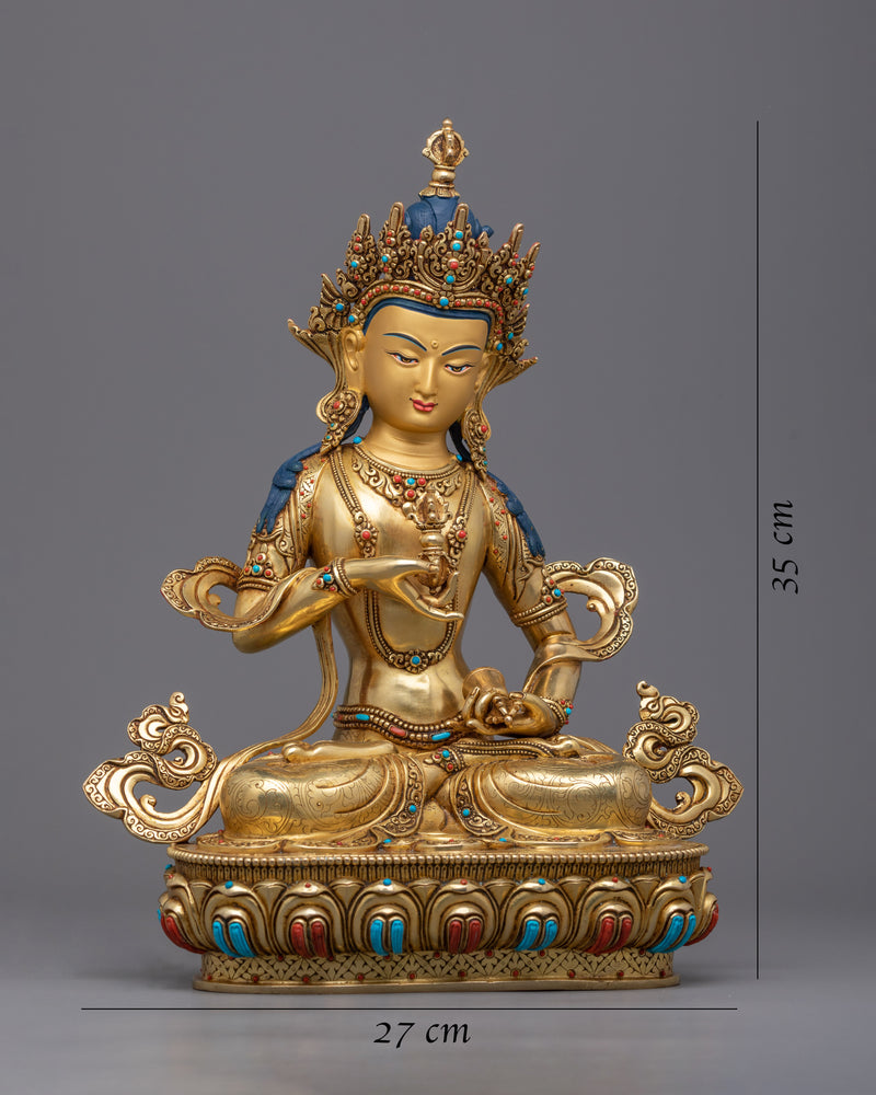 Vajrasatva Himalayan Sculpture | The Purifier of Karmic Obscurations 