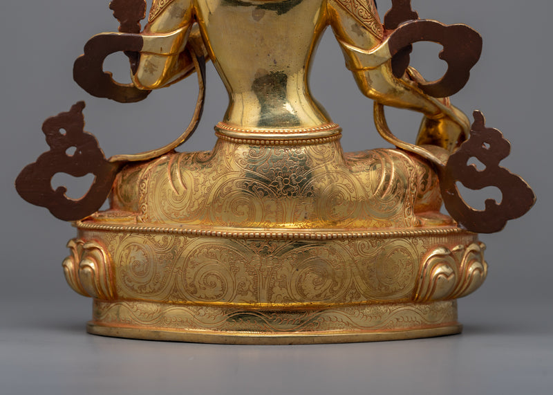 Green Tara Maa Statue - The Mother of Compassion and Swift Action