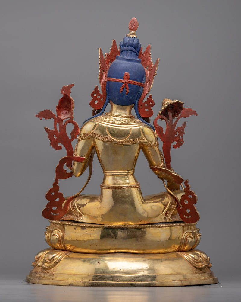 Tara Green Statue | The Swift Liberator and Compassionate Protector