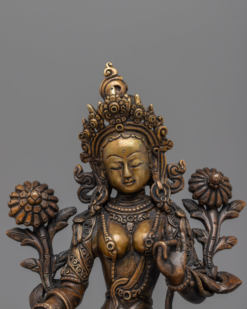 Green Tara Statue for Compassion | The Mother of all Buddhas, Green Tara