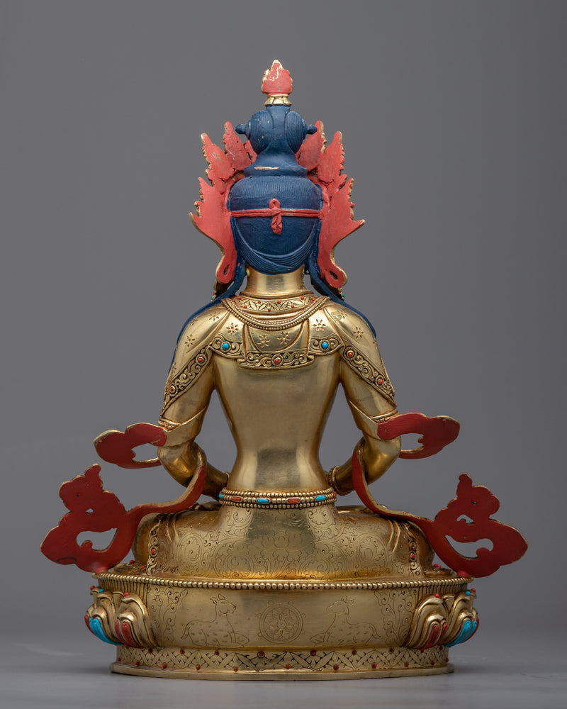 Amitayus Tibetan Statue | The Buddha of Infinite Life