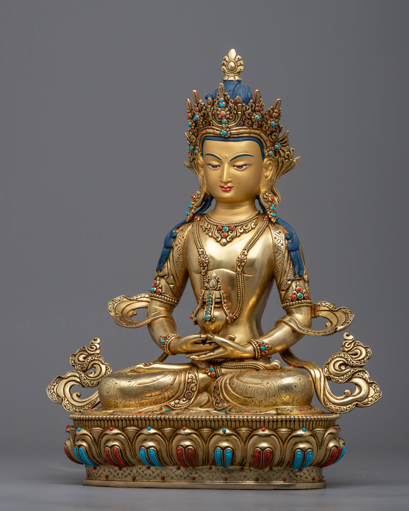 Amitayus Tibetan Statue | The Buddha of Infinite Life