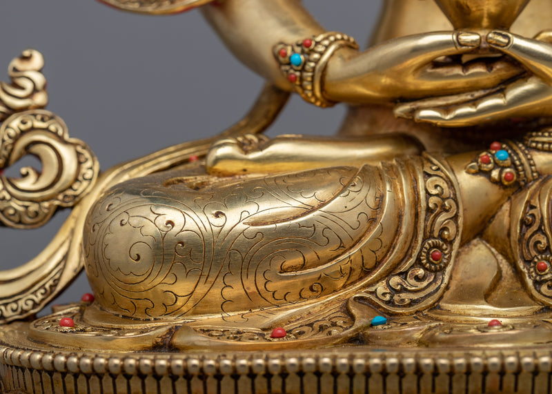 Amitayus Tibetan Statue | The Buddha of Infinite Life