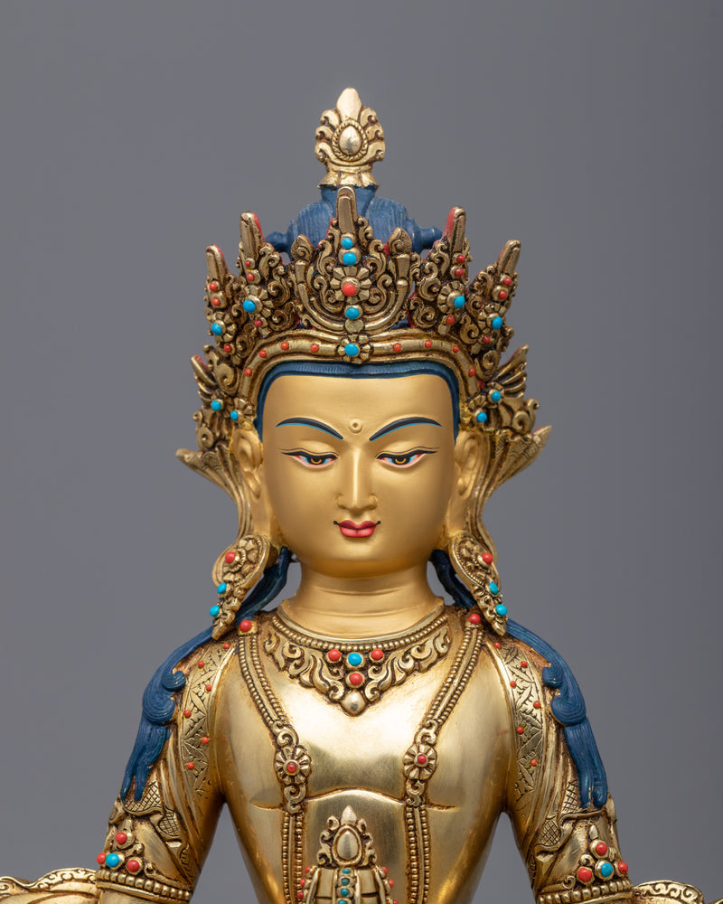 Amitayus Tibetan Statue | The Buddha of Infinite Life