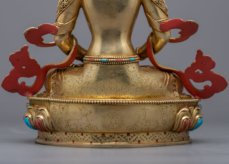 Amitayus Tibetan Statue | The Buddha of Infinite Life