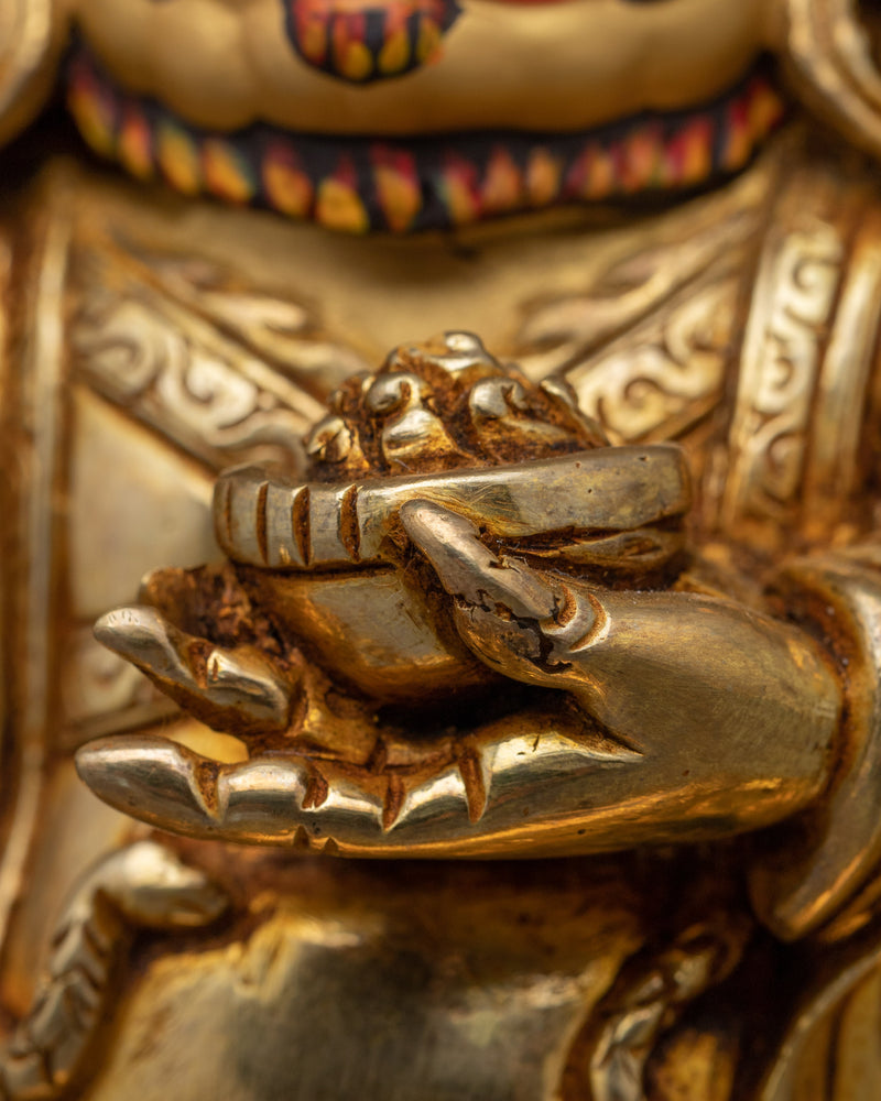 Mahakala Bernagchen Statuette | The Great Black-Cloak Vajra Mahakala