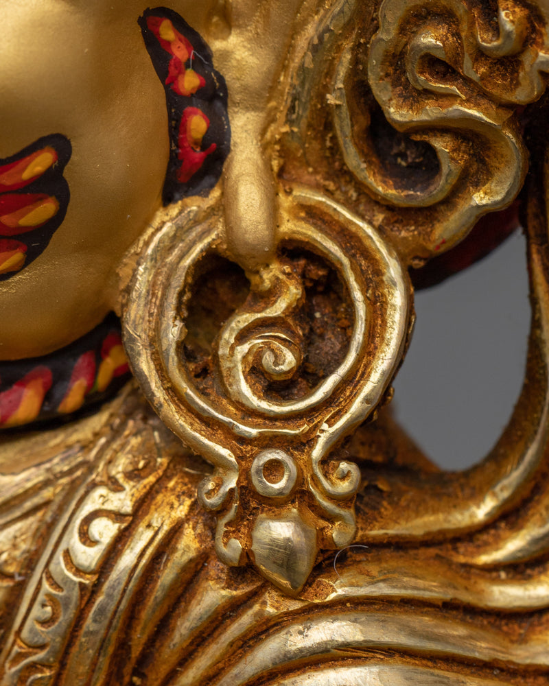 Mahakala Bernagchen Statuette | The Great Black-Cloak Vajra Mahakala