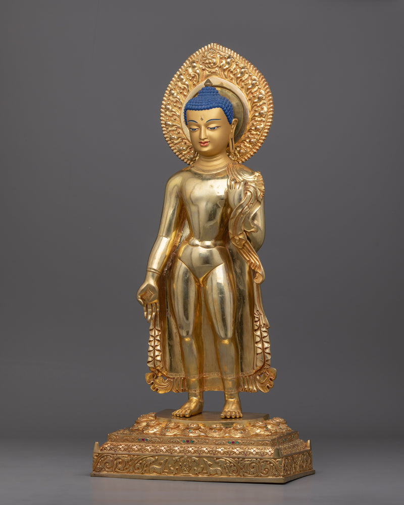 Standing Siddhārtha Statue | A Masterpiece Depicting the Spiritual Journey of the Buddha