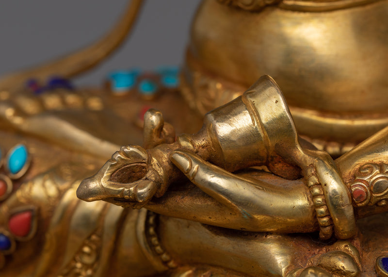 Vajrasattva Mantra Practice Statuette | Traditional Dorje Sempa Artwork