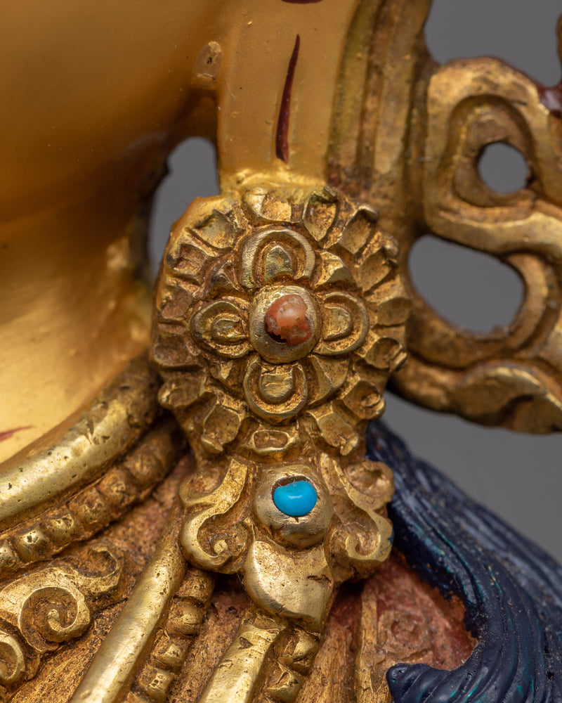 Vajrasattva Mantra Practice Statuette | Traditional Dorje Sempa Artwork