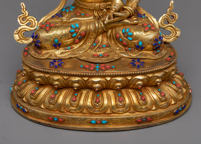 Vajrasattva Mantra Practice Statuette | Traditional Dorje Sempa Artwork