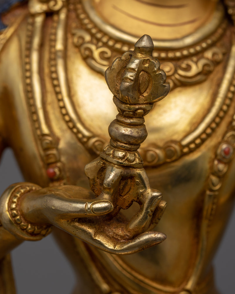 Vajrasattva Mantra Practice Statuette | Traditional Dorje Sempa Artwork