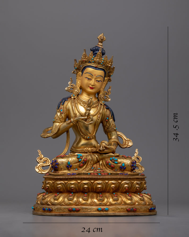 Vajrasattva Mantra Practice Statuette | Traditional Dorje Sempa Artwork