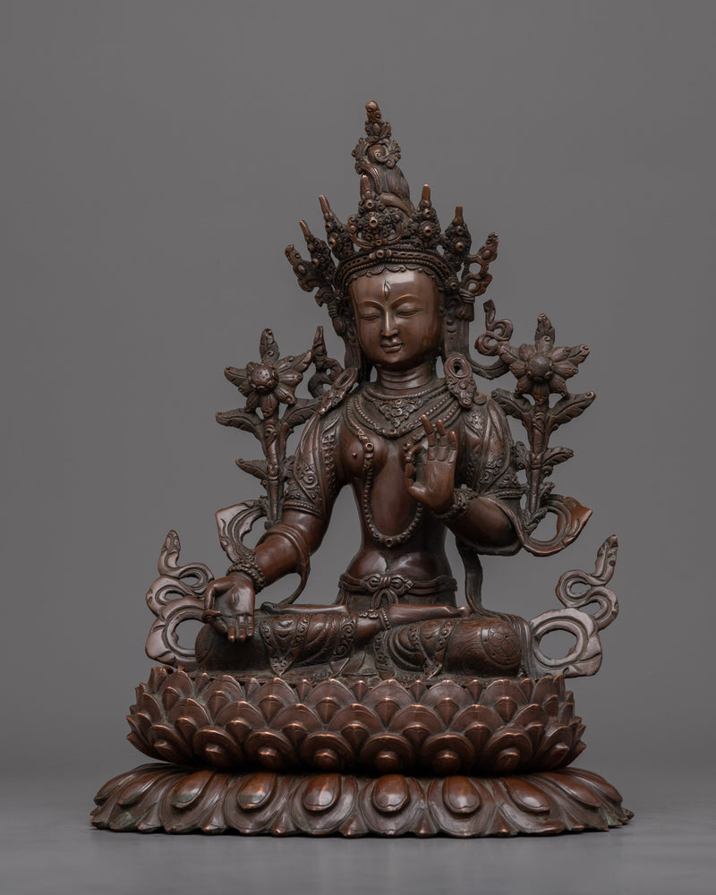 White Tara Buddha Statue | A Symbol of Compassion and Longevity