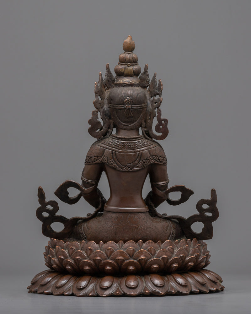 Amitayus Buddhist Statue | The Buddha of Infinite Life and Longevity