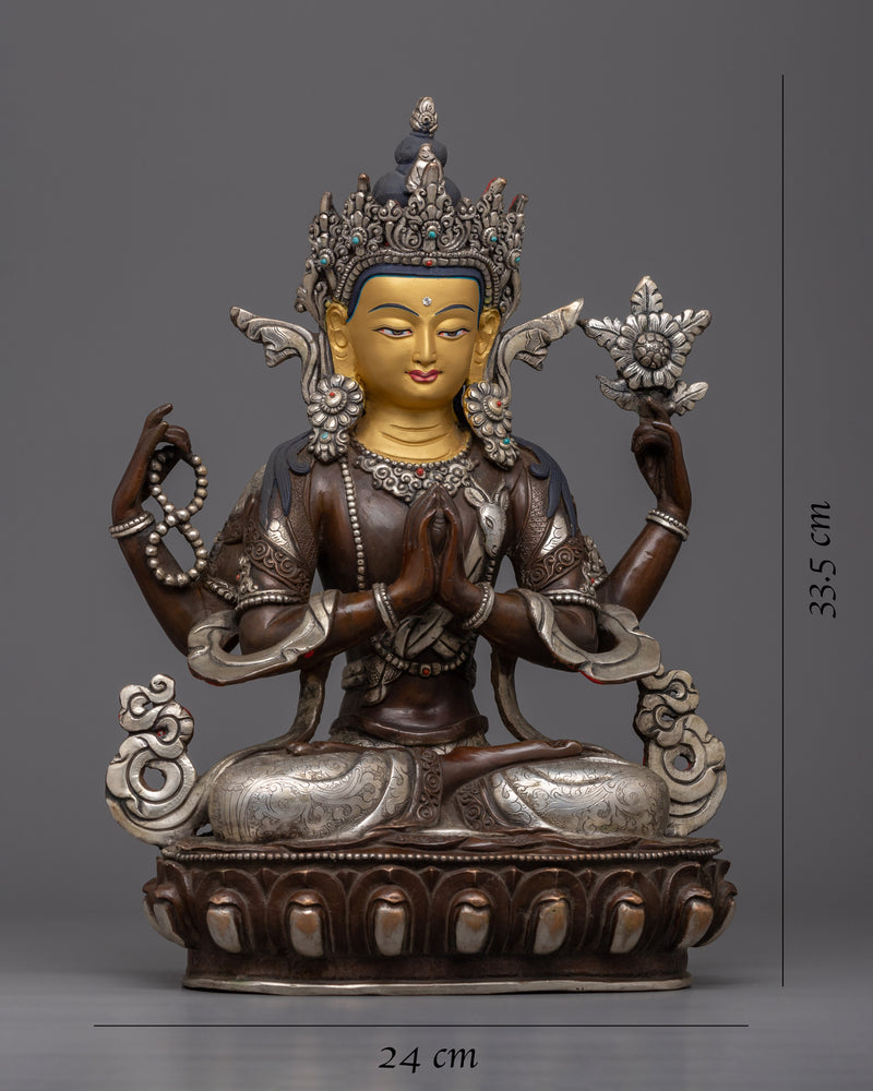 Avalokiteshvara Statue | The Embodiment of Infinite Compassion and Mercy