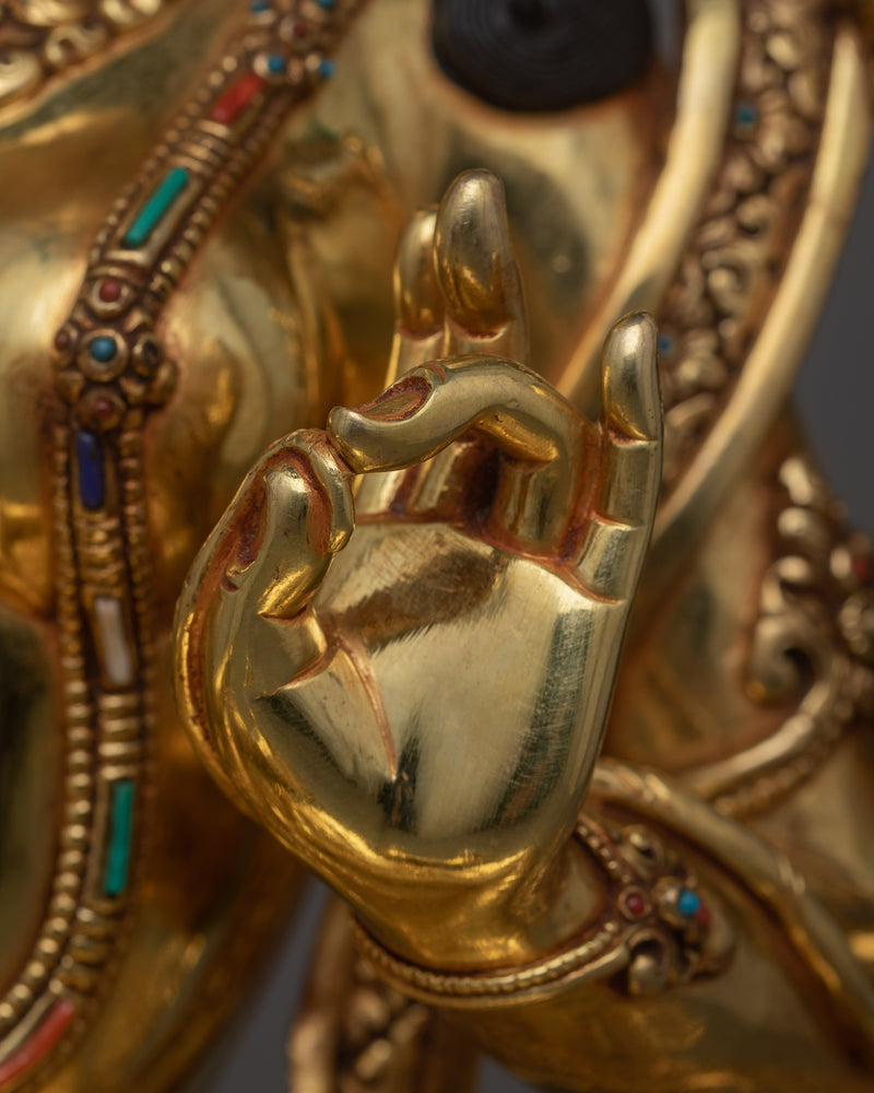 Green Tara Goddess Statue | The Swift Liberator and Compassionate Protector