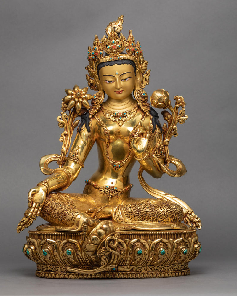 Green Tara Statue