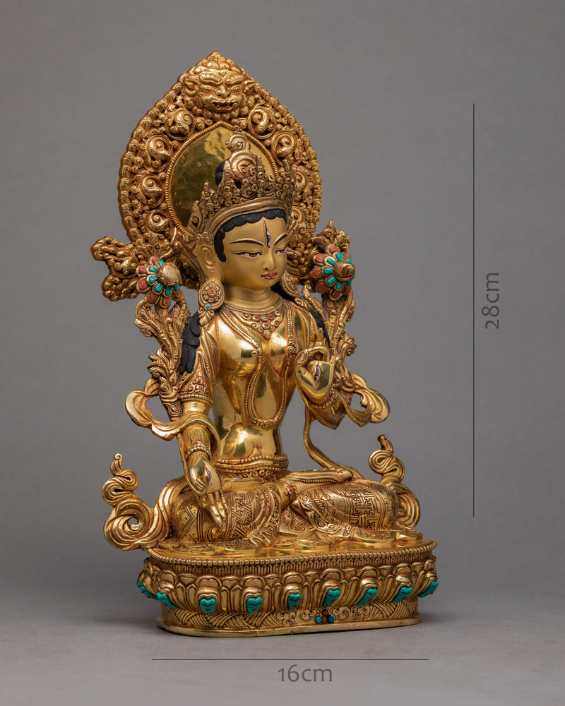 White Tara Statue