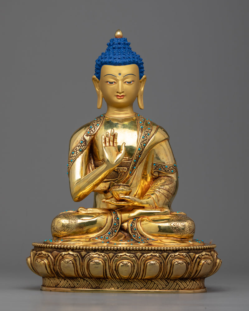 Five Cosmic Buddhas Statue Set | Aksobhya, Amitabha, Amoghasiddhi, Ratnasaṃbhava, Vairocana