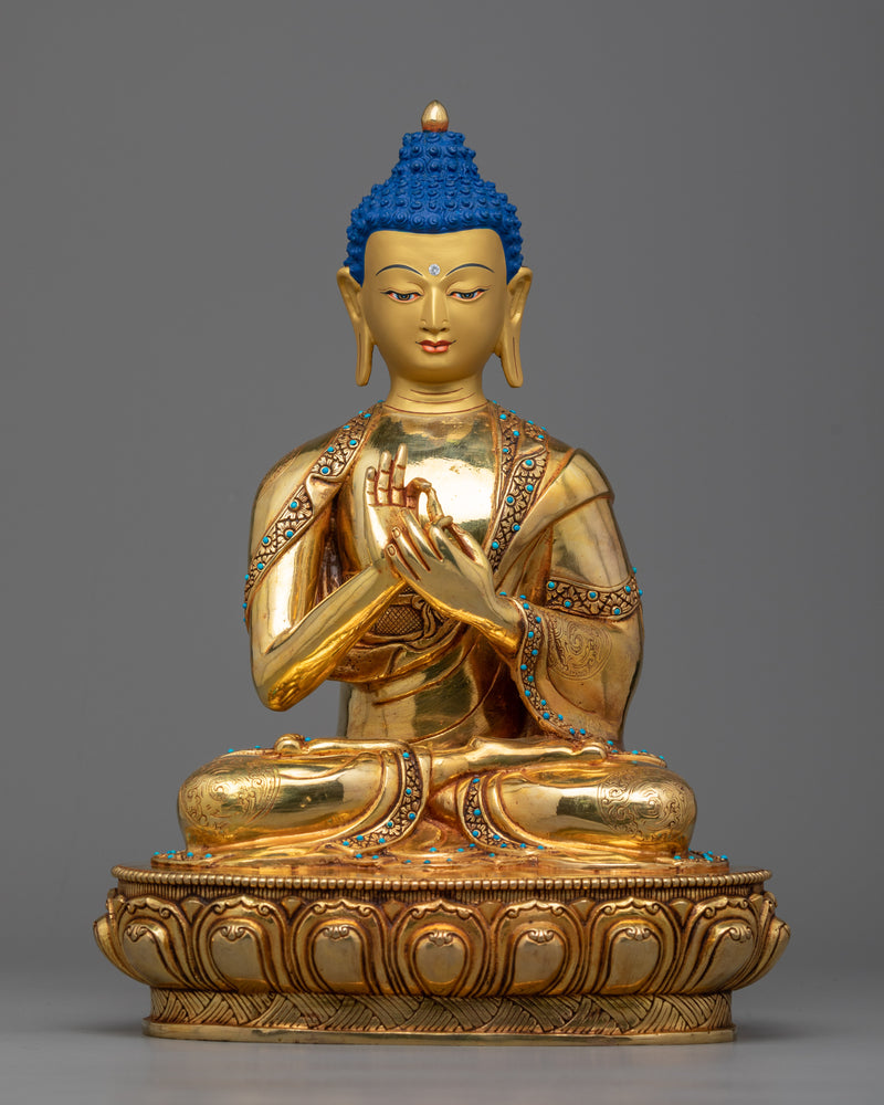 Five Cosmic Buddhas Statue Set | Aksobhya, Amitabha, Amoghasiddhi, Ratnasaṃbhava, Vairocana