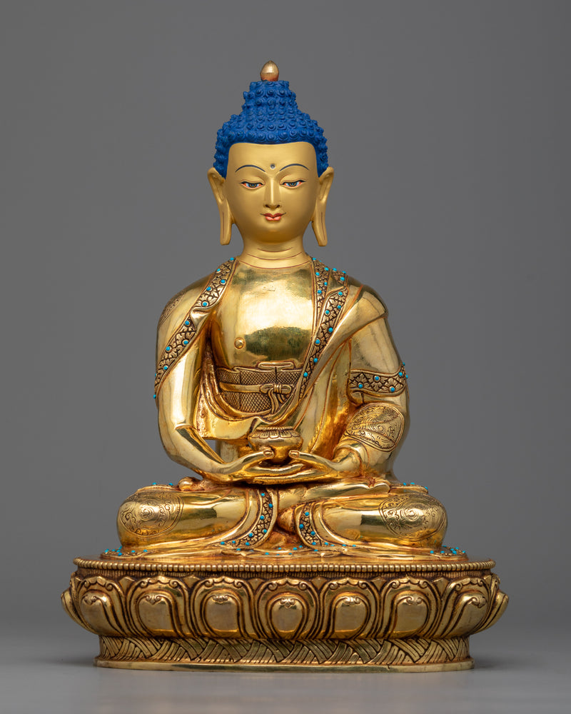 Five Cosmic Buddhas Statue Set | Aksobhya, Amitabha, Amoghasiddhi, Ratnasaṃbhava, Vairocana