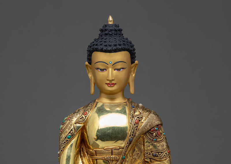 Siddhartha Shakyamuni | The Enlightenment Buddha | Pure Gold Statue